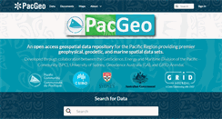 Desktop Screenshot of pacgeo.org