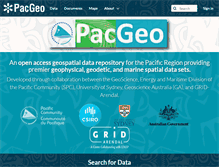 Tablet Screenshot of pacgeo.org